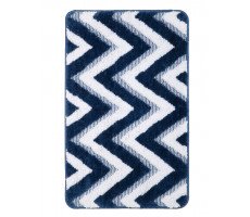 Коврик для ванной Fixsen River  темно-синий 50х80 см.  FX-5004M 