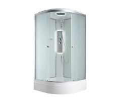 Душевая кабина AvaCan C3080 LED матовый Хром 