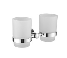 Стакан для ванной комнаты двойной Shevanik SG5122, хром
