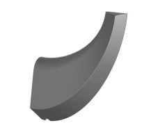 Крючок для ванной комнаты Knotlor RH103GM оружейная сталь матовый 