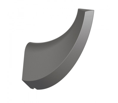 Крючок для ванной комнаты Knotlor RH103GM оружейная сталь матовый 