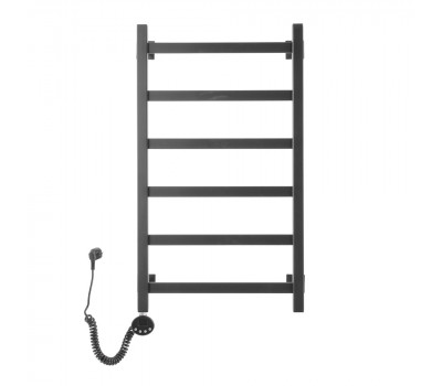 Полотенцесушитель электрический Domoterm Квадро Плюс Квадро Плюс П6 400х800 EL черный Черный, матовый Полотенцесушитель электрический Domoterm Квадро Плюс Квадро Плюс П6 400х800 EL черный Черный, матовый