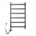 Полотенцесушитель электрический Domoterm Квадро Плюс Квадро Плюс П6 400х800 EL черный Черный, матовый Полотенцесушитель электрический Domoterm Квадро Плюс Квадро Плюс П6 400х800 EL черный Черный, матовый