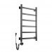 Полотенцесушитель электрический Domoterm Квадро Плюс Квадро Плюс П6 400х800 EL черный Черный, матовый Полотенцесушитель электрический Domoterm Квадро Плюс Квадро Плюс П6 400х800 EL черный Черный, матовый