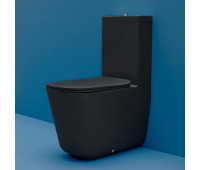 Унитаз моноблок Kerasan Tribeca 511731 (бачок и сиденье отдельно) цвет черный матовый 