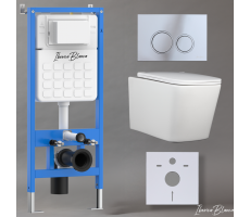 Комплект 3в1 IBERICA BLANCA инсталляция SILENCIO, унитаз TOLEDO ALTO белый, кнопка смыва ESTI-O хром глянцевый (IB001.TLA.234.823) Комплект 3в1 IBERICA BLANCA инсталляция SILENCIO, унитаз TOLEDO ALTO белый, кнопка смыва ESTI-O хром глянцевый (IB001.TLA.234.823)