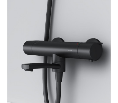 Смеситель для ванны и душа с термостатом AM.PM X-Joy F85A50022 Черный 