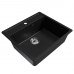 Мойка MIXLINE ML-GM15 ультра-черная 344  560*500*180мм NEW 551922 черный 