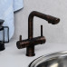Смеситель для кухни WasserKRAFT Кухонные смесители A8047 Темная бронза 