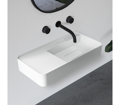 Раковина подвесная ABBER Stein AS2627-0.8 белая матовая Раковина подвесная ABBER Stein AS2627-0.8 белая матовая