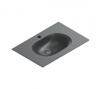 Раковина консоль 75x50 Catalano Sfera 520761022 черный матовый Раковина консоль 75x50 Catalano Sfera 520761022 черный матовый