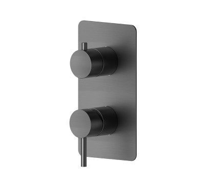 Внешняя часть смесителя для душа Newform X-Steel 316 69673EX.59.064 Gun metal 