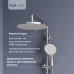 Душевая система скрытого монтажа RGW SP-55B 51140855-04 Душевая система скрытого монтажа RGW SP-55B 51140855-04