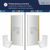 Душевая дверь RGW PA-103W 900 020810309-25 Белый 