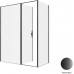 Душевой уголок Allen Brau Priority 160x80 3.31039.BBA + 3.31042.BBA черный браш 