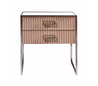 Тумба Armadi Art MONACO 80см капучино глянец + хром под раковину чашу 867-080-CPCR 