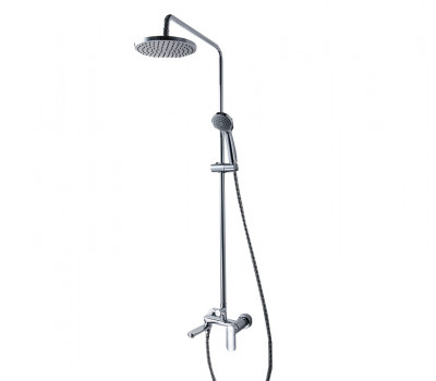 Душевая колонна со смесителем для ванны Bravat Opal F6125183CP-A3-RUS Хром 