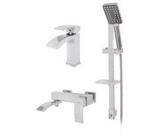 Набор для ванны 3 в 1 Grocenberg GB1007CR, хром Набор для ванны 3 в 1 Grocenberg GB1007CR, хром