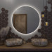 Зеркало Onika Сола 80 с LED подсветкой, круглое 208097 