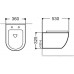 Унитаз подвесной Aquanet Rimless Cetus 2.0 W LX-1901С 