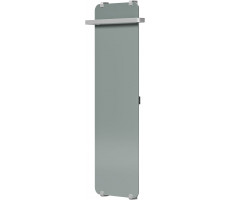 Полотенцесушитель электрический Allen Brau Infinity 140x44 с рейлингом 2.0, серебро браш Полотенцесушитель электрический Allen Brau Infinity 140x44 с рейлингом 2.0, серебро браш