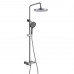 Душевая система Shevanik S4726T, оружейная сталь