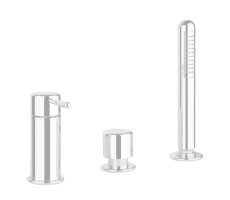 Смеситель для ванны GESSI Goccia 33638#279 Белый матовый 