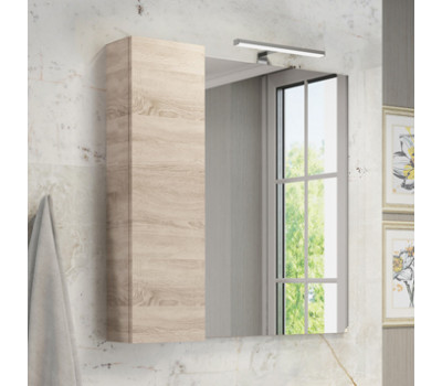 Зеркало-шкаф Comforty Тромсе-80 дуб сонома Зеркало-шкаф Comforty Тромсе-80 дуб сонома