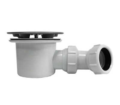 Сифон WasserKRAFT Berkel 48P D210 белый матовый/хром 