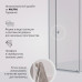 Душевое ограждение 90x90 см, пятиугольное, без поддона AM.PM Sunny W87G-405-9090-MT  