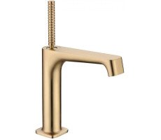 Смеситель для раковины Grocenberg GB2091MG, матовое золото 