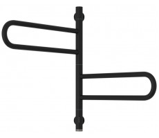 Полотенцесушитель Сунержа Парео 4.0 поворотный шгв 50*535*567 нижнее цвет-чёрный матовый 31-0823-0567 