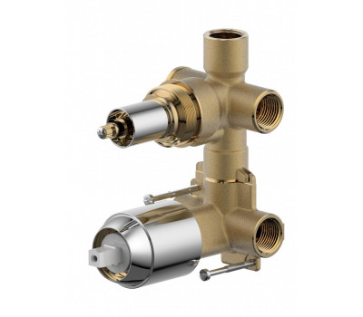 Внутреннее тело (2-функц) Bravat D982CP-A-RUS Хром 