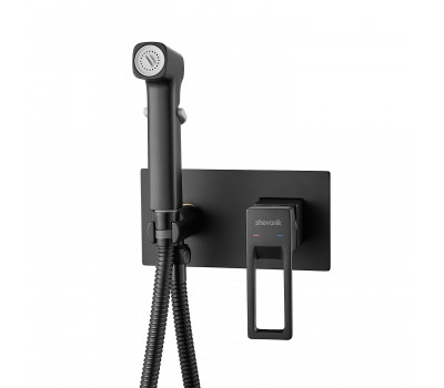 Гигиенический душ со смесителем Shevanik S6805H, черный
