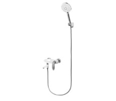 Смеситель для ванны Groсenberg GB8001WC, белый/хром 