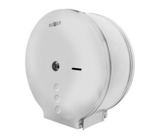 Диспенсер для туалетной бумаги круглый из нержавеющей стали глянцевый NOFER 05006.B 