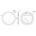 Зеркало c подсветкой, круглое D - 60 см UNI-FLOW M641 d600 