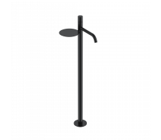 Смеситель STICK напольный для раковины BLACK DIAMOND BLACK Boheme 120-BB черный Смеситель STICK напольный для раковины BLACK DIAMOND BLACK Boheme 120-BB черный