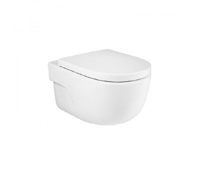 Унитаз подвесной, безободковый Roca MERIDIAN-N 34624L000 сидение отдельно Унитаз подвесной, безободковый Roca MERIDIAN-N 34624L000 сидение отдельно
