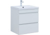 Тумба под раковину Aquanet Нота New 60 белый глянец 00335417 Тумба под раковину Aquanet Нота New 60 белый глянец 00335417