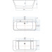 Акриловая ванна Aquanet Family Perfect 170x75 13775 Gloss Finish (панель Black matte) 