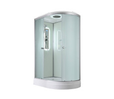 Душевая кабина AvaCan D2012L LED матовый Хром 