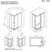 Душевое ограждение 120x80 см, без поддона AM.PM X-joy W94G-403-120280-MТ1К  