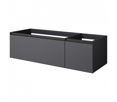 Тумба Armadi Art ANTHRACITE QUATRO 2 140см профиль ANTHRACITE 790-M2-140-A-A 