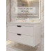Тумба с раковиной для ванной подвесная Uperwood Modul 97х45х57 см, белая/графит 393020562 Тумба с раковиной для ванной подвесная Uperwood Modul 97х45х57 см, белая/графит 393020562