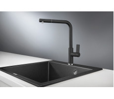 Смеситель для кухни GRANULA 2502, ЧЕРНЫЙ 
