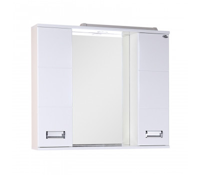 Шкаф-зеркало Onika Балтика 80 белый, с подсветкой 208024 Шкаф-зеркало Onika Балтика 80 белый, с подсветкой 208024