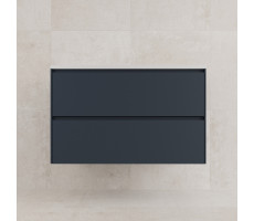 Тумба подвесная Style Line ЛИМА 90 эмаль c раковиной LINE 90 2 ящика PLUS графит 