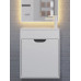 Тумба под раковину для ванной подвесная Uperwood Modul 50 см, белая/графит 2930205359 