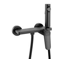 Гигиенический душ со смесителем Shevanik S4305H-1, черный